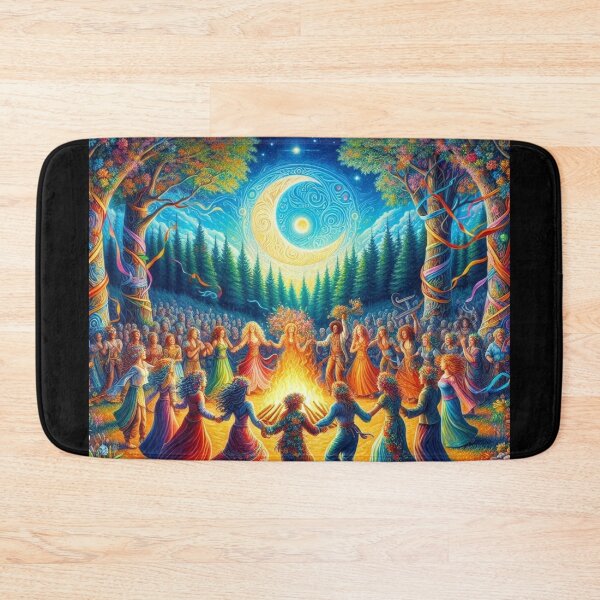 Item preview, Solstice Fire Dance Under the Sacred Moon designed and sold by Sybille-Yates.