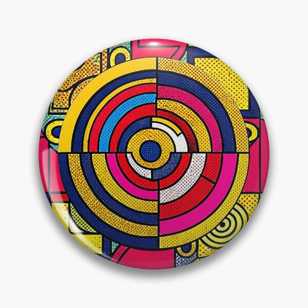Item preview, Chromatic Pulse: Concentric Energy in Pop Geometry #1 designed and sold by Helios Be. Lavsh.