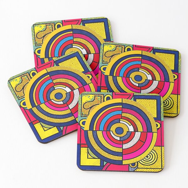 Item preview, Chromatic Pulse: Concentric Energy in Pop Geometry #1 designed and sold by Helios Be. Lavsh.