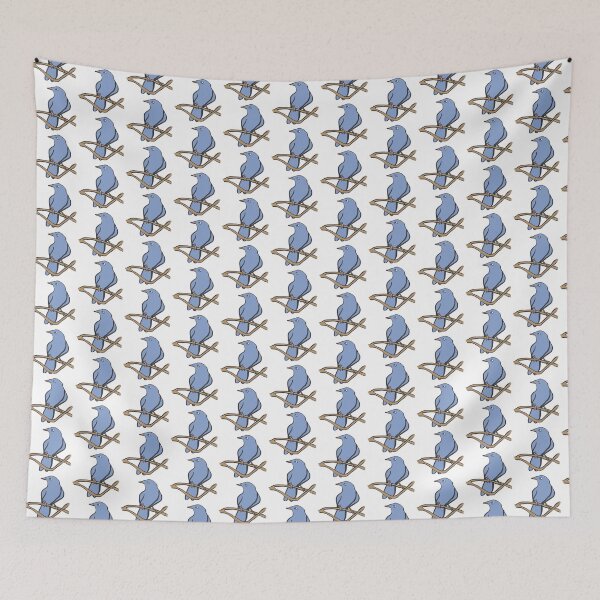 Item preview, Minimalist Hand-Drawn Bluebird Illustration designed and sold by NorthFieldsShop.