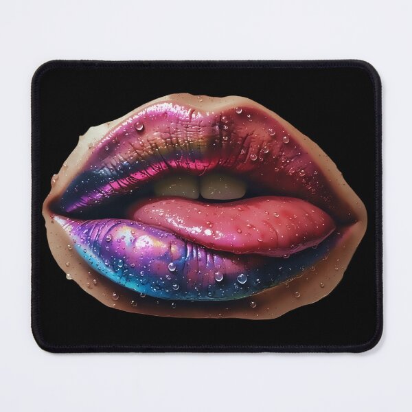 Item preview, Futuristic Glossy Lips lick it  designed and sold by Neer arts.