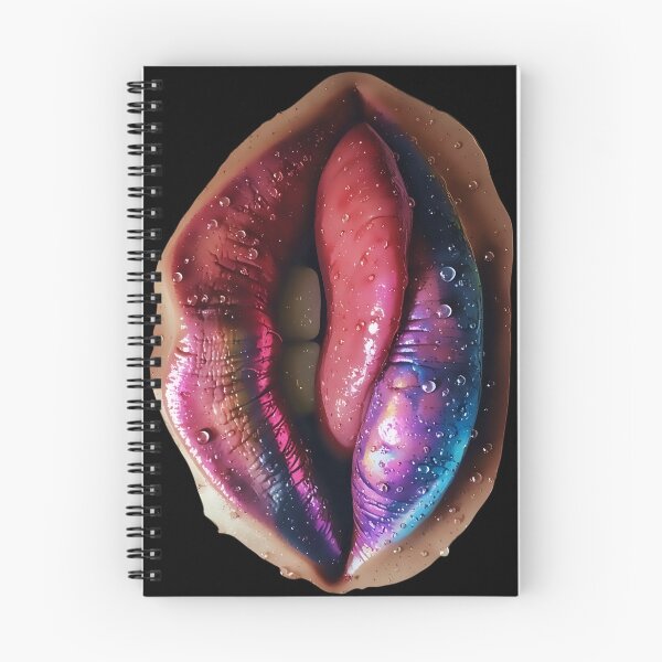 Item preview, Futuristic Glossy Lips lick it  designed and sold by Neer arts.