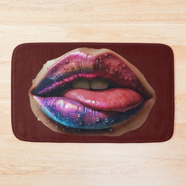 Item preview, Futuristic Glossy Lips lick it  designed and sold by Neer arts.