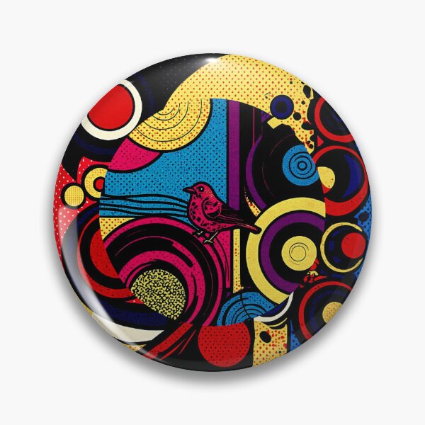 Item preview, Chromatic Pulse: Concentric Energy in Pop Geometry #2 designed and sold by Helios Be. Lavsh.