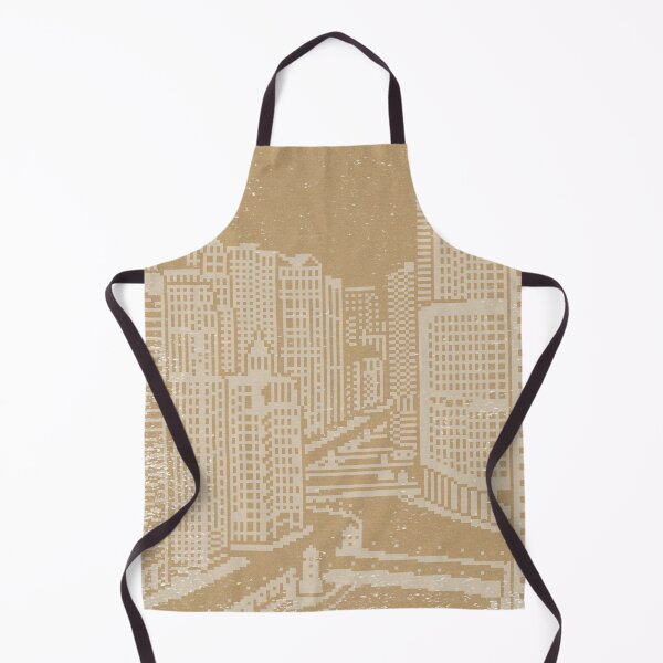 Item preview, Chicago River Pixel Art - Fawn + Dove designed and sold by Irene Estelle.