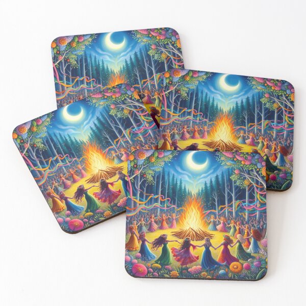 Item preview, Solstice Fire Dance Under the Sacred Moon designed and sold by Sybille-Yates.
