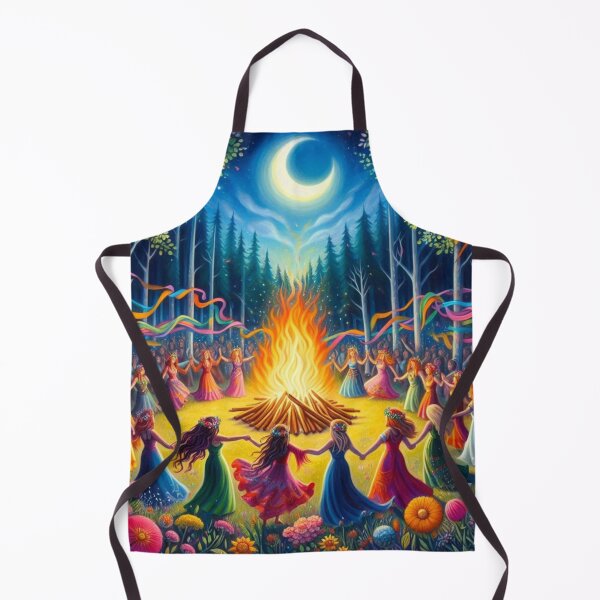 Item preview, Solstice Fire Dance Under the Sacred Moon designed and sold by Sybille-Yates.