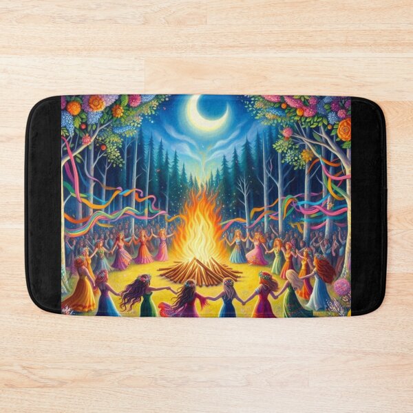 Item preview, Solstice Fire Dance Under the Sacred Moon designed and sold by Sybille-Yates.
