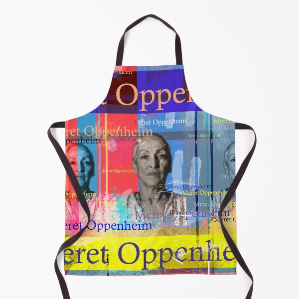 Item preview, Meret Oppenheim – Modern Pop Art Portrait Collage designed and sold by Mauswohn.