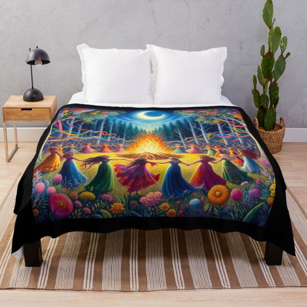 Item preview, Solstice Fire Dance Under the Sacred Moon designed and sold by Sybille-Yates.