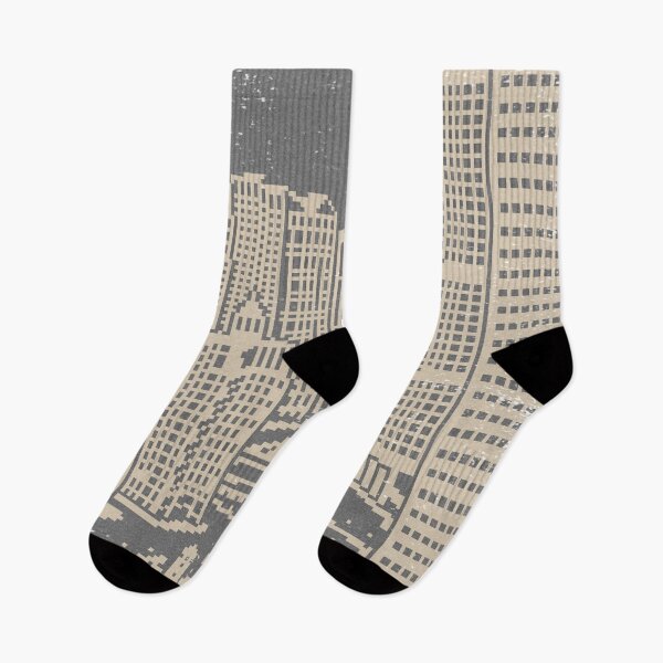 Item preview, Chicago River Pixel Art - Slate + Dove designed and sold by Irene Estelle.