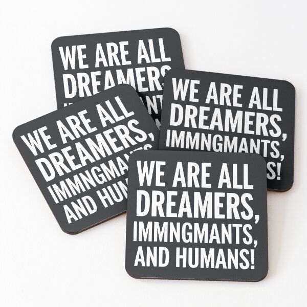 Item preview, anti ice We are all dreamers, immigrants, and humans! designed and sold by Uglyandcute.