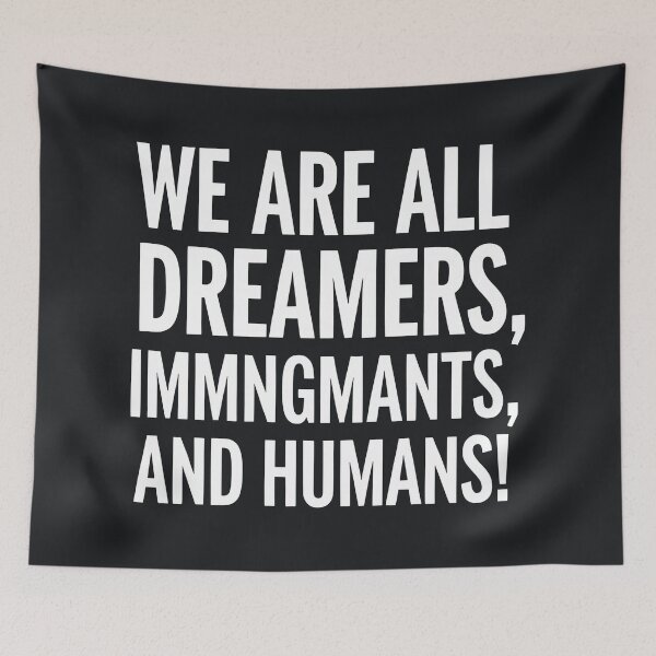 Item preview, anti ice We are all dreamers, immigrants, and humans! designed and sold by Uglyandcute.