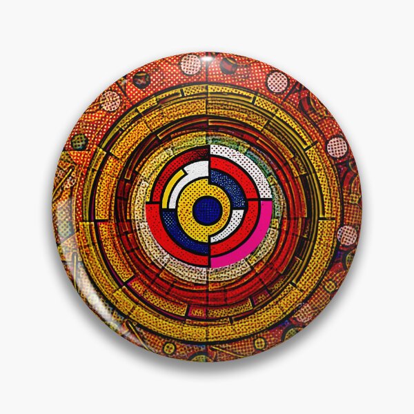 Item preview, Chromatic Pulse: Concentric Energy in Pop Geometry #3 designed and sold by Helios Be. Lavsh.