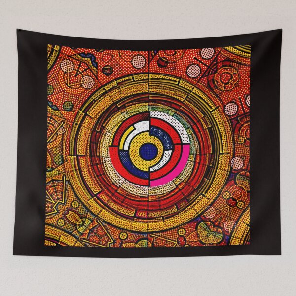 Item preview, Chromatic Pulse: Concentric Energy in Pop Geometry #3 designed and sold by Helios Be. Lavsh.