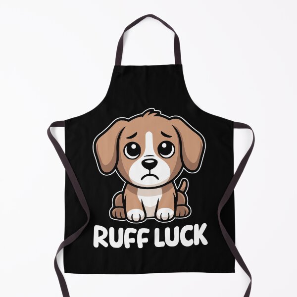 Item preview, Ruff Luck! Funny Dog Pun designed and sold by PMCreative.