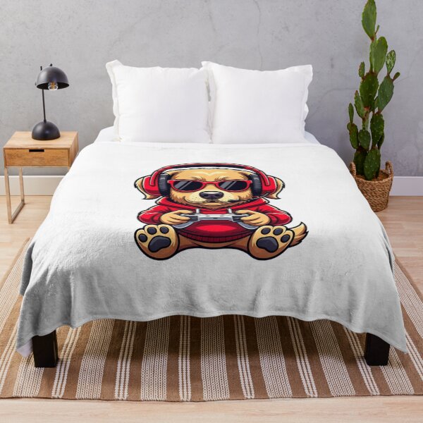 Item preview, Golden Retriever Gamer Gaming Dog Funny designed and sold by GrumpySableye.