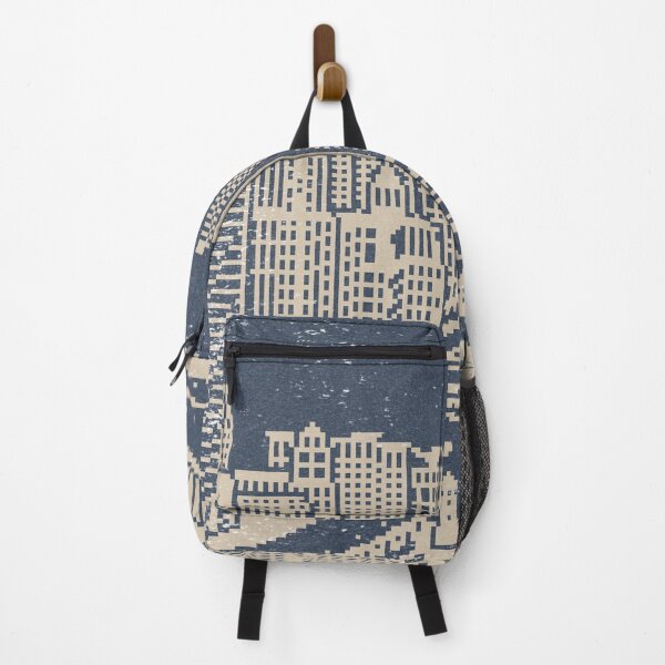 Item preview, Chicago River Pixel Art - Dusk + Dove designed and sold by Irene Estelle.