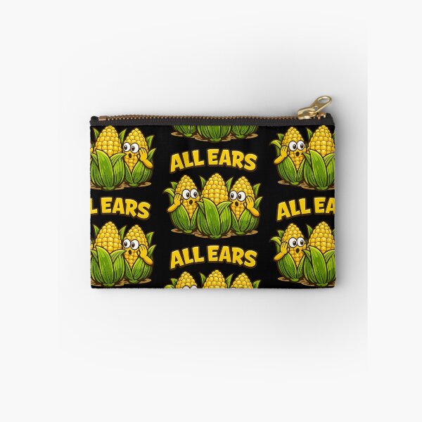Item preview, All Ears Funny Corn Pun Cartoon Listening Humor Design designed and sold by TeeTimeTreasure.