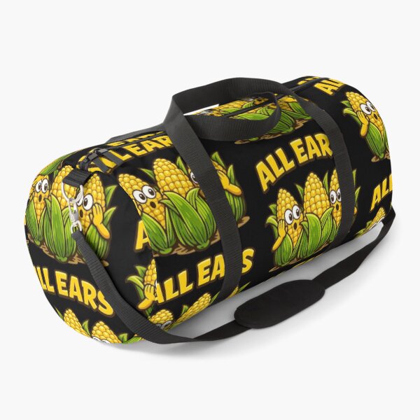 Item preview, All Ears Funny Corn Pun Cartoon Listening Humor Design designed and sold by TeeTimeTreasure.