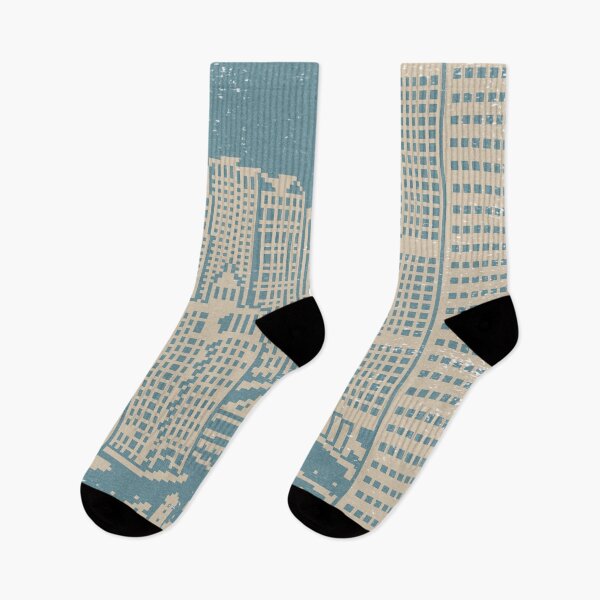 Item preview, Chicago River Pixel Art - Peacock + Dove designed and sold by Irene Estelle.