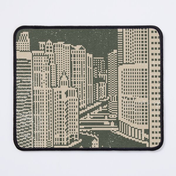 Item preview, Chicago River Pixel Art - Pine + Dove designed and sold by Irene Estelle.