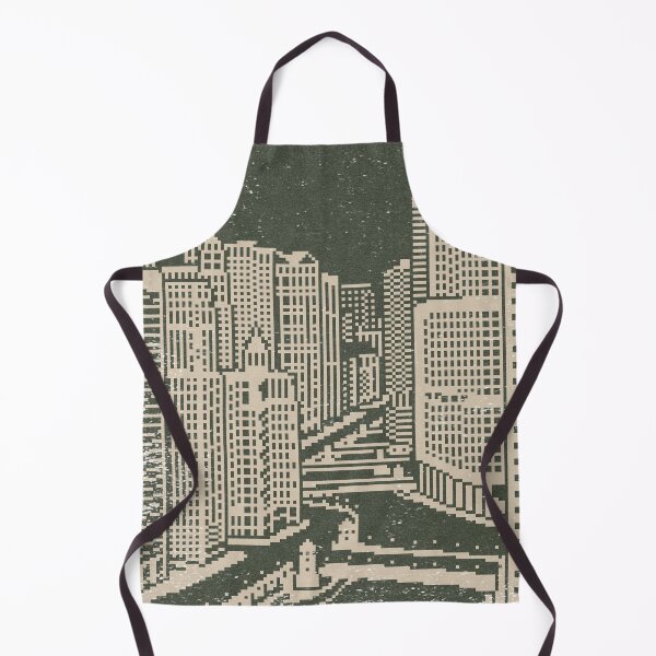Item preview, Chicago River Pixel Art - Pine + Dove designed and sold by Irene Estelle.
