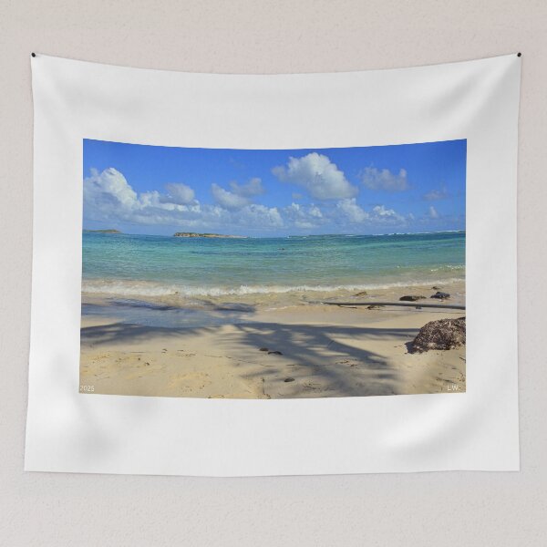 Item preview, Palm Tree Shadow In Paradise Orient Bay  designed and sold by LisaWootenPhoto.