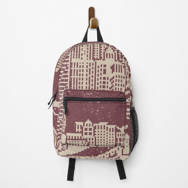 Item preview, Chicago River Pixel Art - Wine + Dove designed and sold by Irene Estelle.