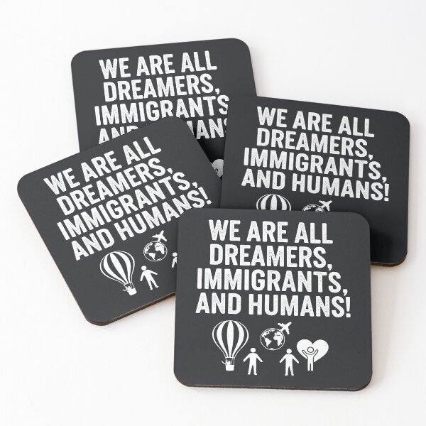 Item preview, anti ice We are all dreamers, immigrants, and humans! designed and sold by Uglyandcute.
