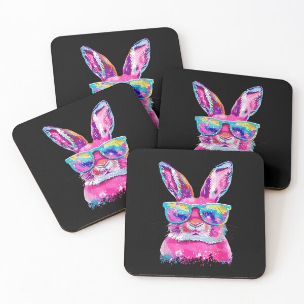 Item preview, Easter Bunny With Tie Dye Glasses Easter Day designed and sold by BASKF.