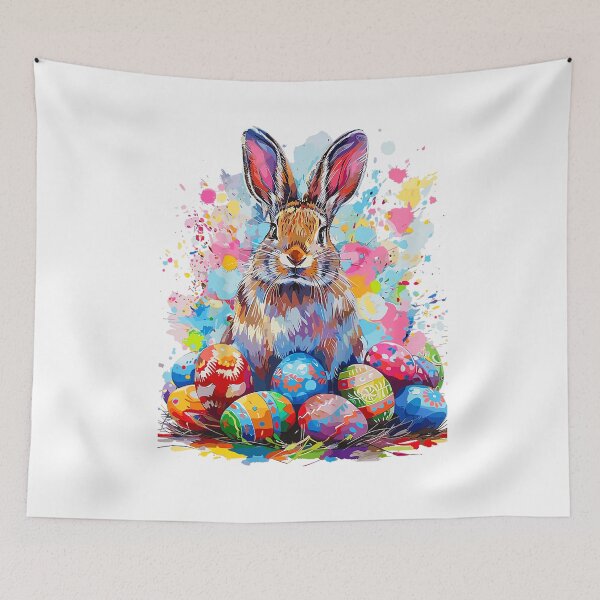Item preview, Easter Bunny With Tie Dye Glasses Easter Day designed and sold by BASKF.