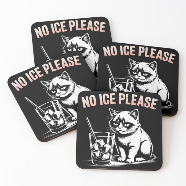 Item preview, No Ice Please Funny Cat Meme Men Women designed and sold by BLZART.