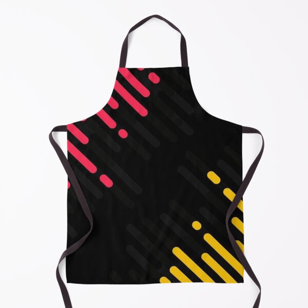 Item preview, Modern Pink and Yellow Tech Lines on Black Background designed and sold by T-I-D-E.