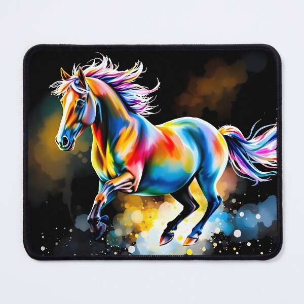 Item preview, Vibrant Rainbow Horse designed and sold by cuprum.