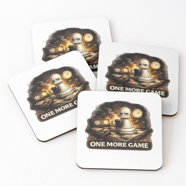 Item preview, One More Game designed and sold by Pinned & Forked Studio.