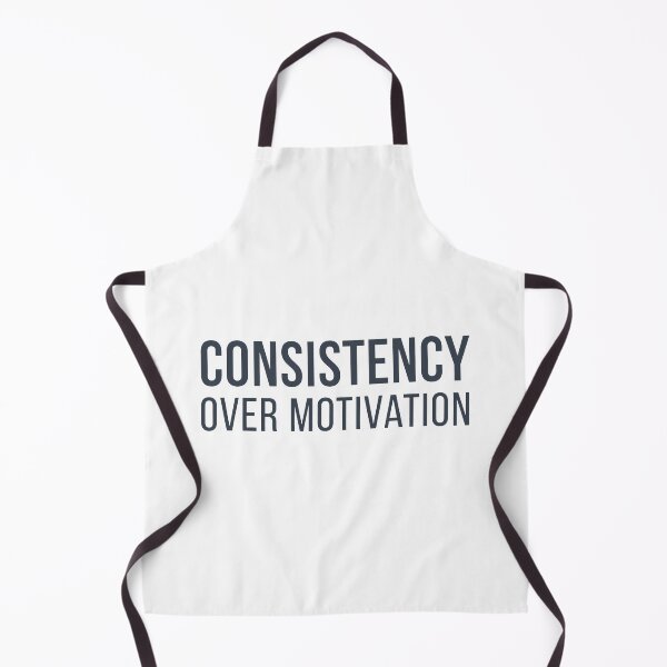 Item preview, Consistency Over Motivation – Minimal Discipline Quote Typography designed and sold by andry01.