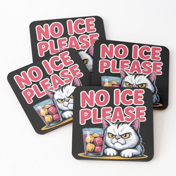 Item preview, No Ice Please Funny Cat Meme Men Women designed and sold by BLZART.