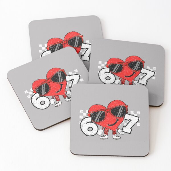 Item preview, Funny Valentines Heart 67 Six Seven Boys Kids Teens  designed and sold by GreggRoss.