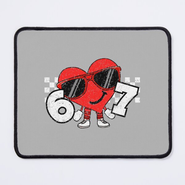 Item preview, Funny Valentines Heart 67 Six Seven Boys Kids Teens designed and sold by GreggRoss.
