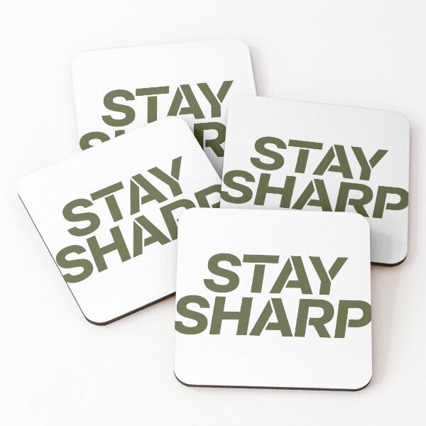 Item preview, Stay Sharp – Minimal Focus Motivational Quote Typography designed and sold by andry01.