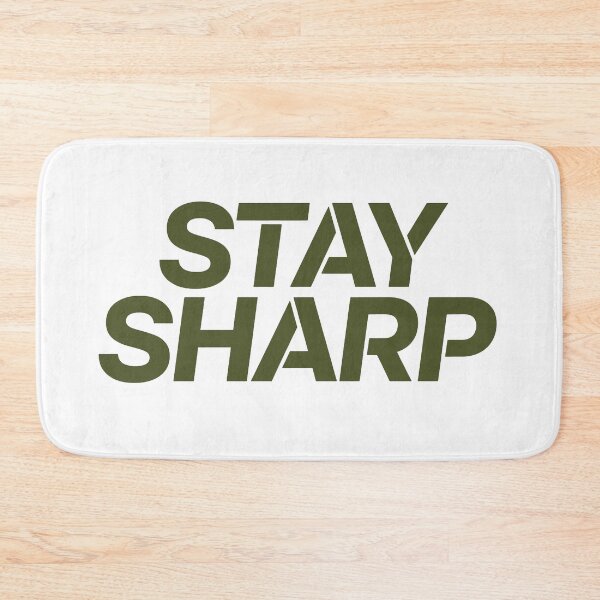 Item preview, Stay Sharp – Minimal Focus Motivational Quote Typography designed and sold by andry01.