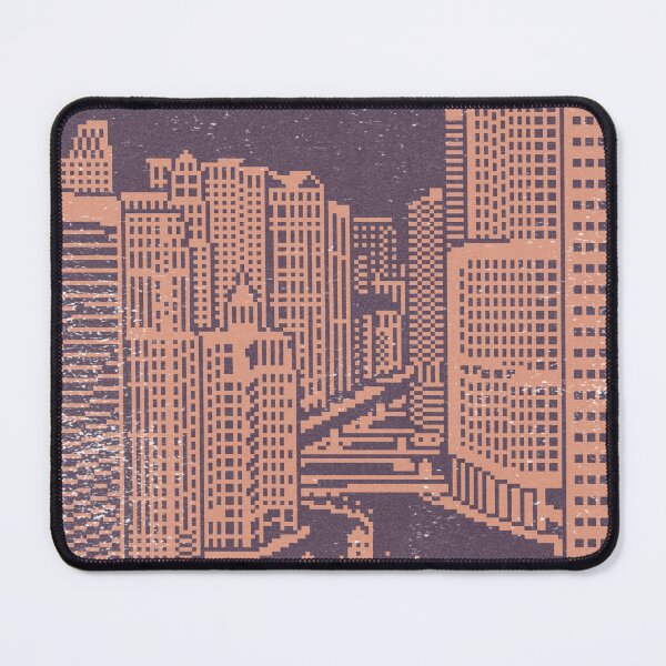 Item preview, Chicago River Pixel Art - Fig + Coral designed and sold by Irene Estelle.