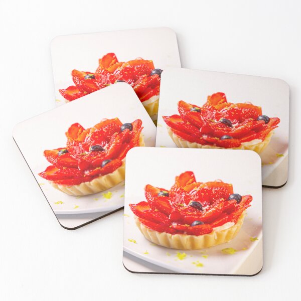 Item preview, Fruity Sparkle - Strawberry & Zest Tartlet designed and sold by MagaliRuffato.