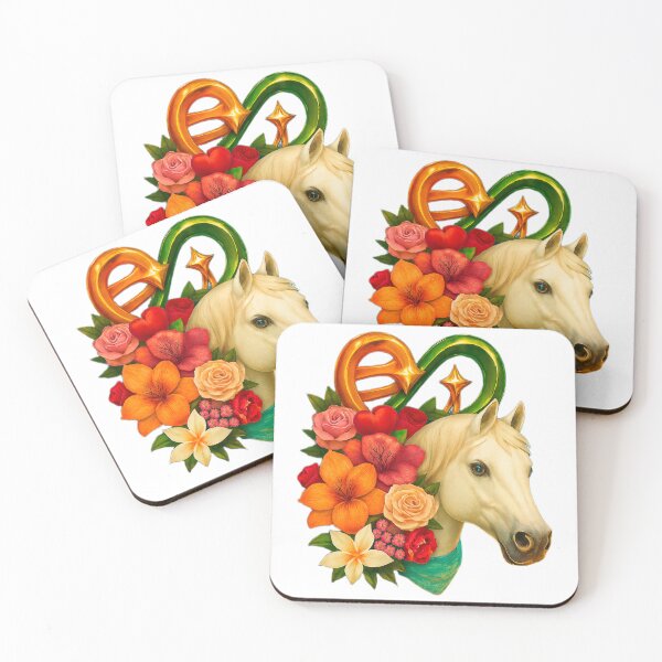Item preview, Godna 2026 Valentine White Horse Floral Heart Gift designed and sold by GODNA.