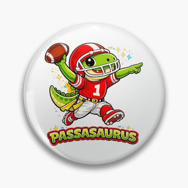 Item preview, Rexy the T-Rex – Passasaurus – Funny Kids Flag Football Quarterback designed and sold by SandpiperDesign.