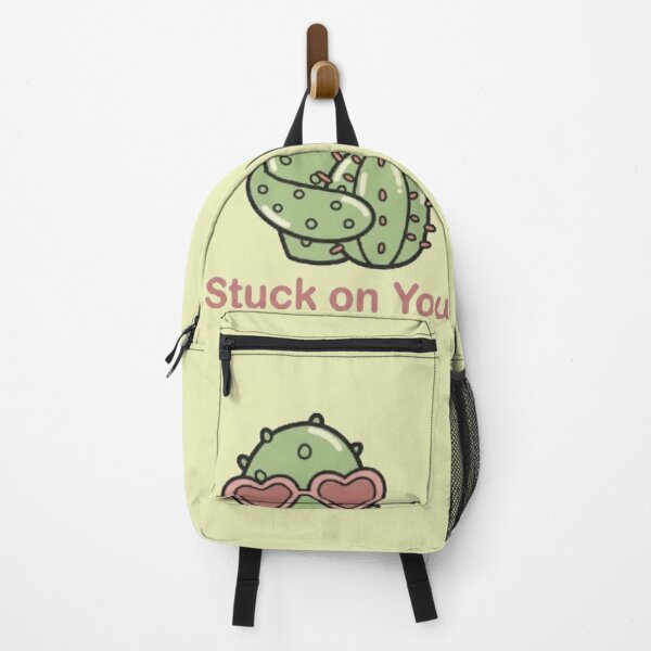 Item preview, Stuck On You Cute Cactus Love Sticker designed and sold by MinimalistMint.
