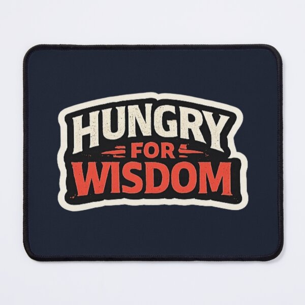 Item preview, Hungry For Wisdom – Learning Hustle Typography designed and sold by Amr Darwish Graphic designer.