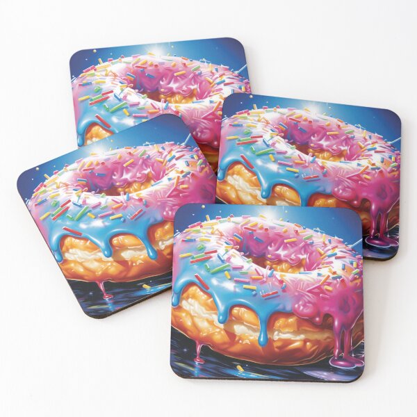 Item preview, Glazed Donut – Sweet Temptation in Pop Art Style designed and sold by Mauswohn.