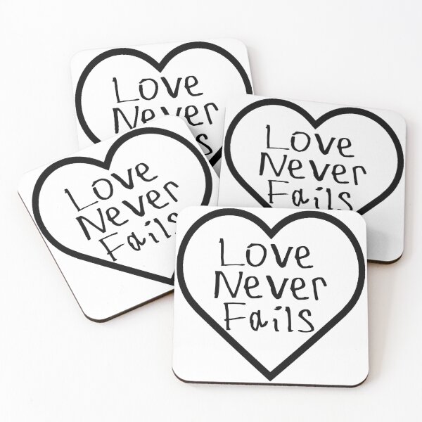 Item preview, Love Never Fails designed and sold by kinpirks.